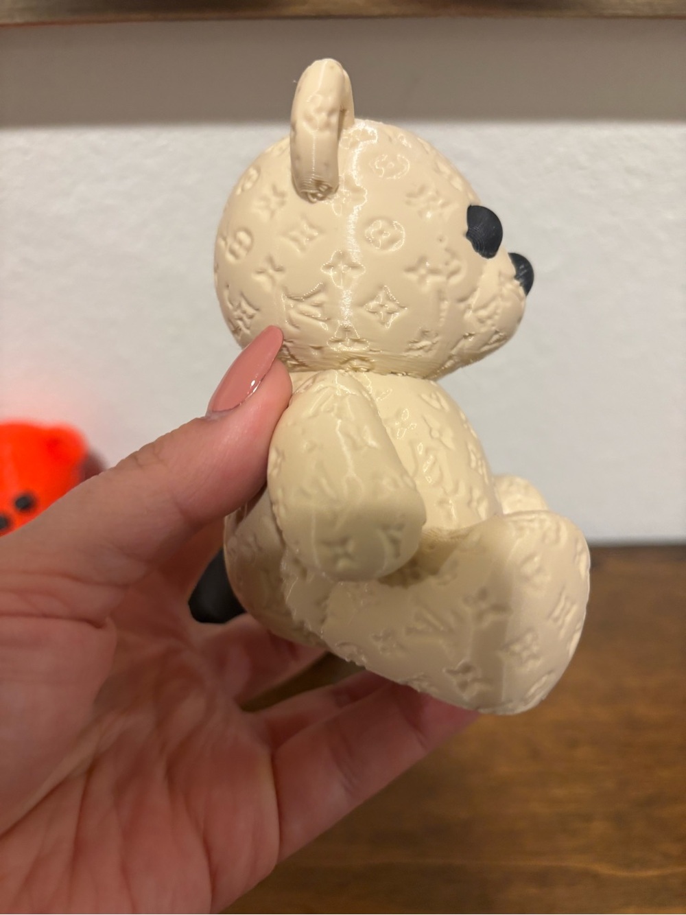 3D Printed Embossed Teddy Bear Figurine (Choose 1) - Picture 7 of 16
